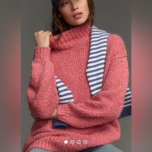 NWT Size S (P2P 26")- The Need-It Oversized Mock Neck Sweater